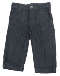 Tmavosivé menšestrové nohavice