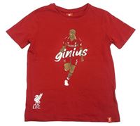 Červené tričko s fotbalistou - FC Liverpool