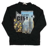 Čierna mikina s městem H&M