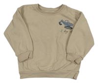 Svetlobéžová mikina s bágrom George