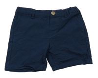 Tmavomodré chino kraťasy Primark