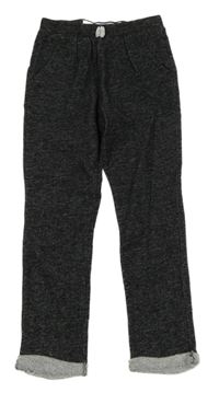 Čierne melírované tepláky Lupilu