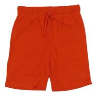 Červené teplákové kraťasy Primark