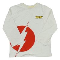 Biele tričko s bleskem - Flash George