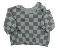 Sivá kockovaná mikina Primark