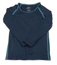 Tmavomodré funkční triko Crane