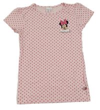 Ružové bodkovaná é tričko s Minnie C&A