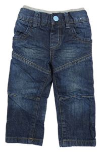 Tmavomodré podšité rifle Denim Co.