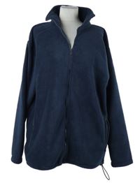 Pánska tmavomodrá fleecová prepínaci mikina Fruit of the Loom