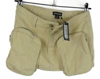 Nové - Dámska žltá rifľová minisukňa s vreckami PrettyLittle Thing