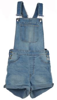 Dámské světlemodré riflové laclové kraťasy H&M