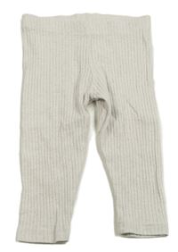 Smotanové rebrované legíny F&F