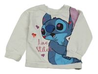 Biela mikina so Stichem Disney