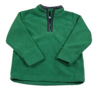 Zelená fleecová mikina M&S