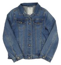 Modrá riflová bunda Vertbaudet