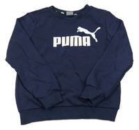 Tmavomodrá mikina s logem Puma