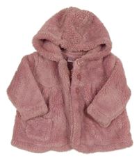 Ružová chluaptá prepínaci mikina s kapucňou Next