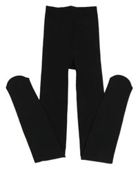 Černé thermo punčocháče