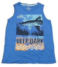 Modré tielko so žralokom Manguun