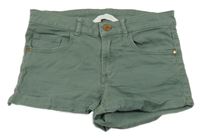 Khaki kraťasy H&M