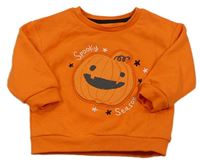 Oranžová mikina s tekvicou Primark