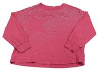 Ružová mikina s cvokmi  zn. Next