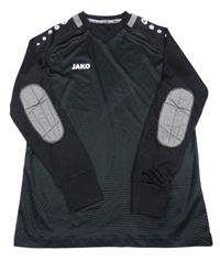 Černé pruhované sportovní triko Jako