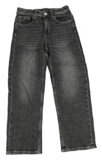 Tmavošedé loose fit rifle H&M