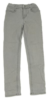 Šedé slim fit rifle H&M