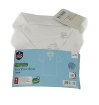 Nové - 2x bílé polo tričko 