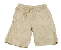 Béžové plátenné nohavice Kiki&Koko