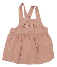 Svetloružové menšestrové šaty s ňufáčikom  Dopodopo