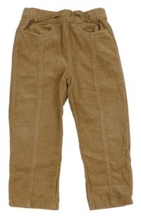 Béžové menšestrové nohavice Dunnes