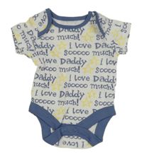 Bielo-modré body s nápismi Miniclub