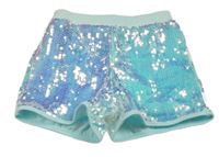 Svetlomodré flitrové kraťasy Kiki&Koko