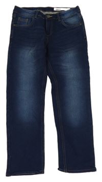 Tmavomodré teplákové rifle Pepperts