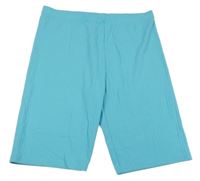 Svetlomodré rebrované elastické kraťasy C&A