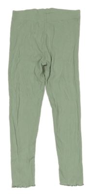 Svetlozelené rebrované legíny George