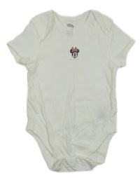 Biele body s Minnie Primark