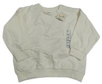 Nové - biela oversize mikina RESERVED