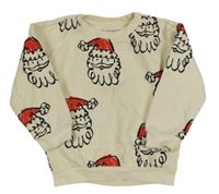 Smotanová vianočná mikina so Santy Nutmeg