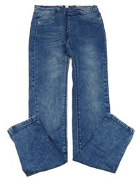 Modré plísňové riflové džegíny CARS JEANS