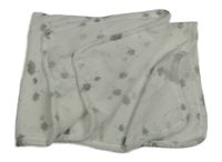 Bílá plyšová deka s obláčky PRIMARK