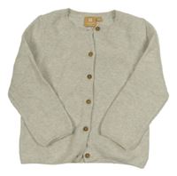 Svetlosivý melírovaný prepínaci sveter MANOR