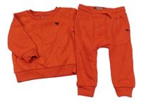 2Set - Červená mikina s dinosaurem + tuecké tepláky Next