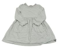 Svetlosivé melírované šaty Nutmeg