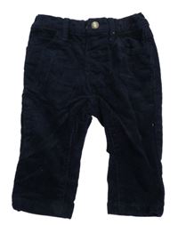 Tmavomodré manšestráky Next