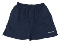 Tmavomodré plážové kraťasy s logom manguun