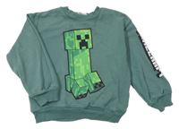 Khaki mikina s Minecraft H&M