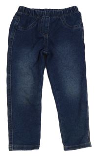 Tmavomodré teplákové džegíny Matalan